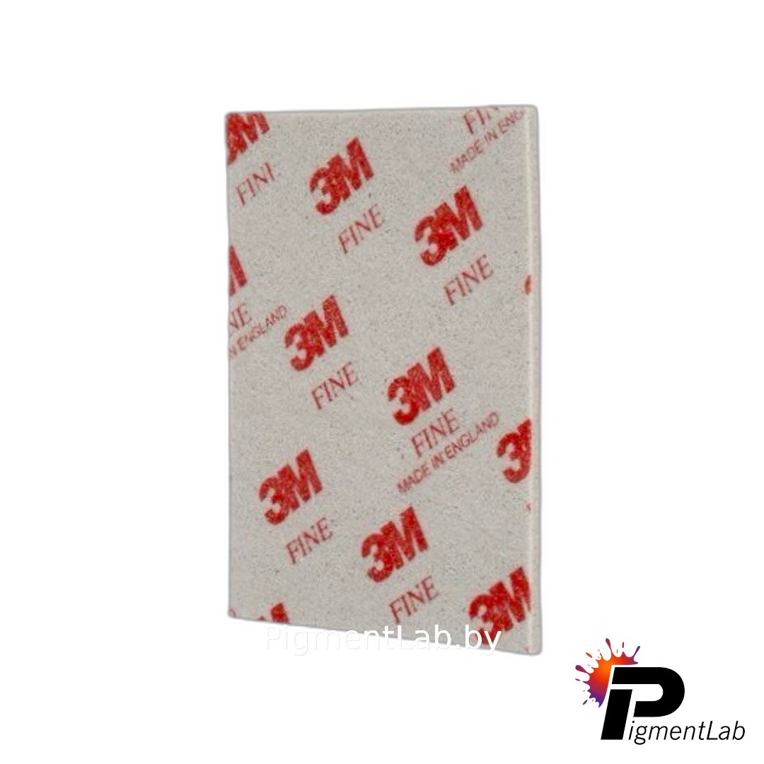 3M Абразивная губка 115x140мм Fine 03809