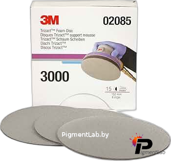 02085 3M™ Trizact™ 443SA P3000, 150мм, Круг абразивный полировальный Hookit™